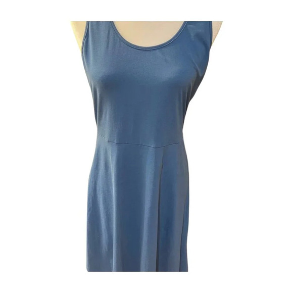 STYLEWORD Swing Tank Midi Dress Blue Medium NWT - Picture 2 of 7